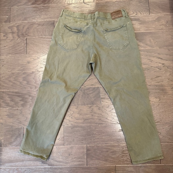 Lucky Brand 410 Athletic Slim Olive Pants 40x30 – Stretch Twill - Picture 3 of 9